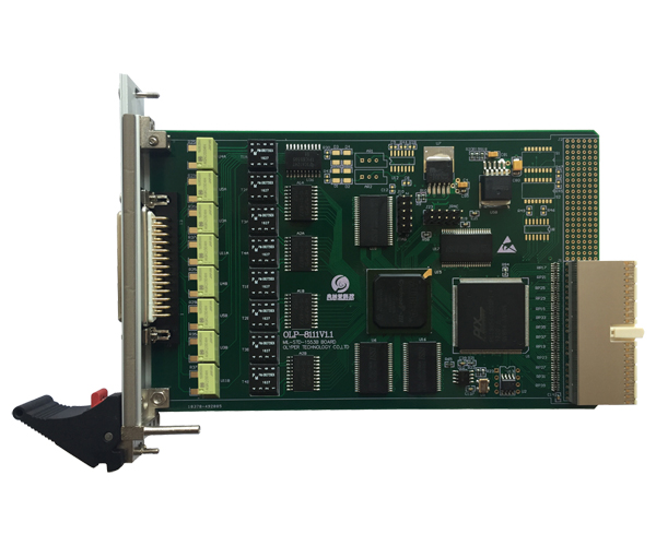 OLP-8111，CPCI/PXI接口，4通道，多功能，1Mbps，1553B总线通信模块